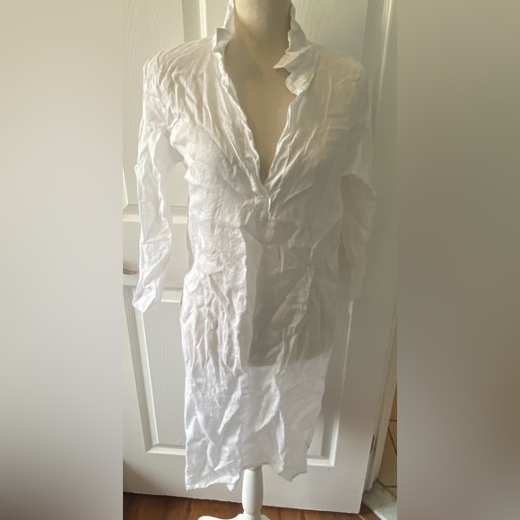 LINEN DRESS - Picture 1 of 4